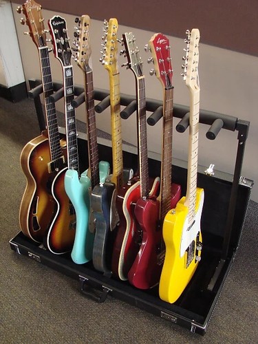 Travel guitar stand - stand, /